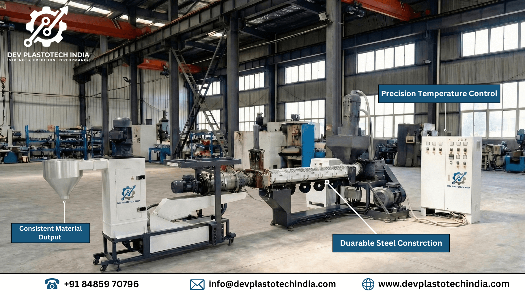 Efficient Durable Extruders for Industrial Performance