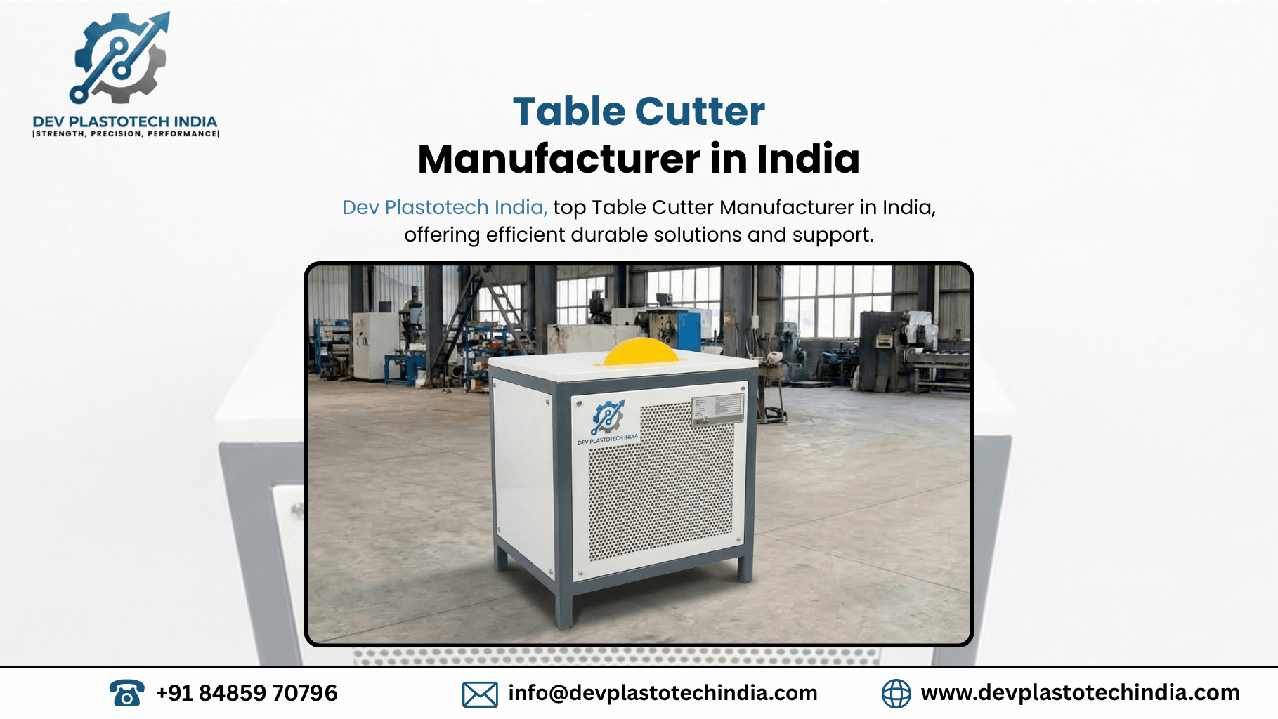 Table Cutter Manufacturer in India